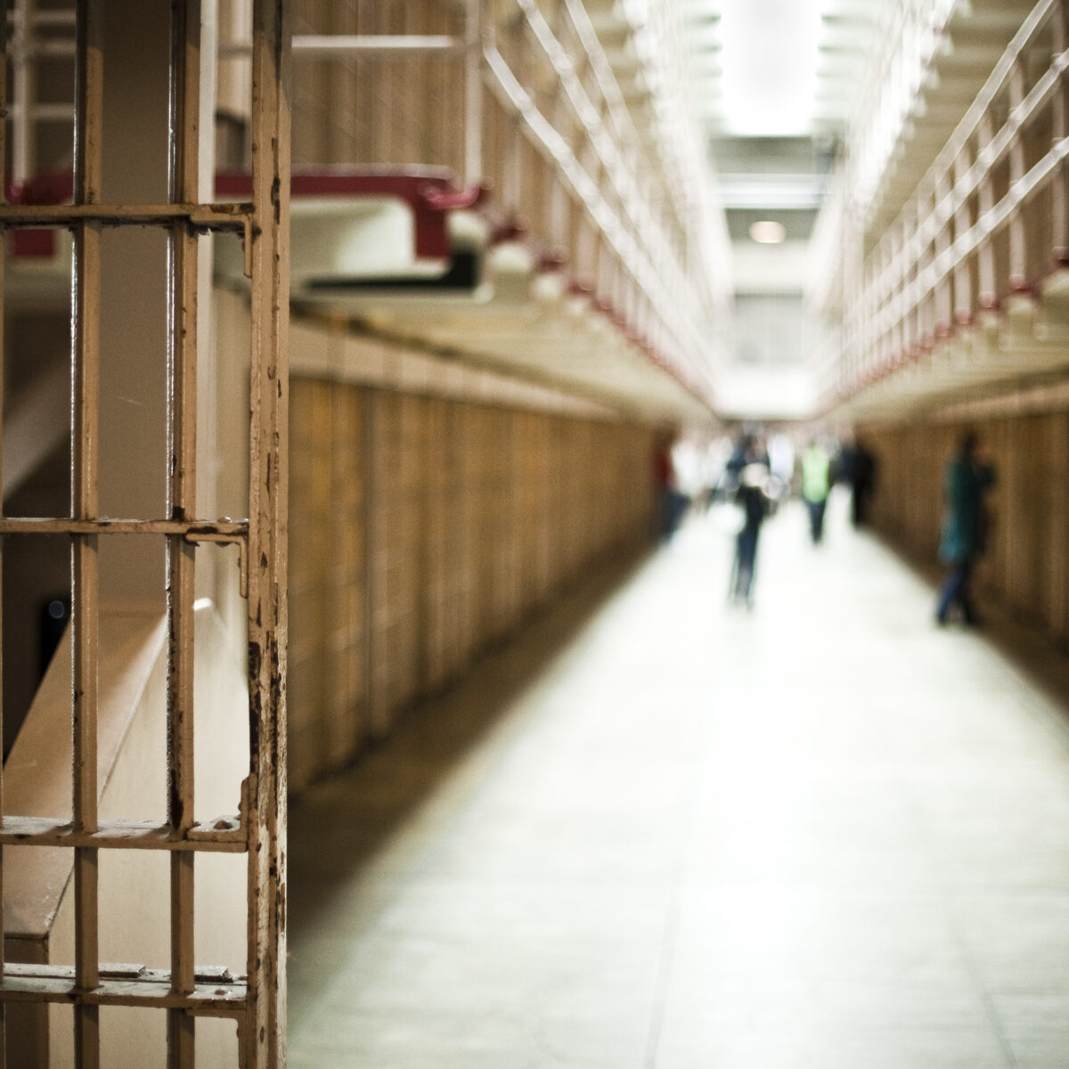 Corridor of Prison with Cells